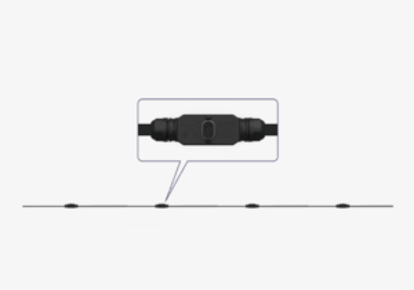 Imagen de Conector con cable troncal HOYMILES trifásico